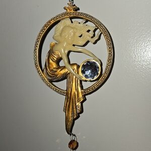 Full Moon Crystal Sun Catcher